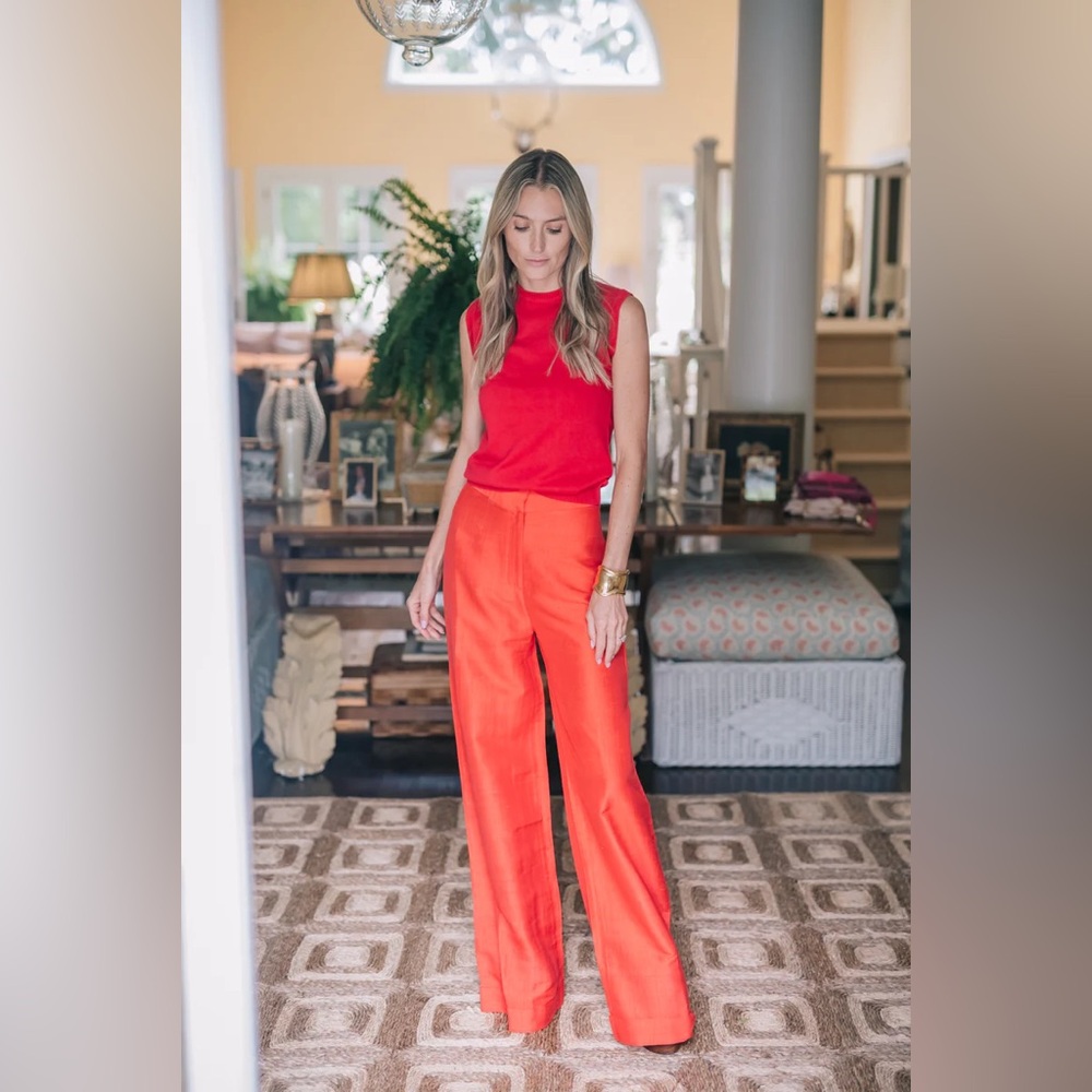 Julia Amory Dupioni Silk Pant